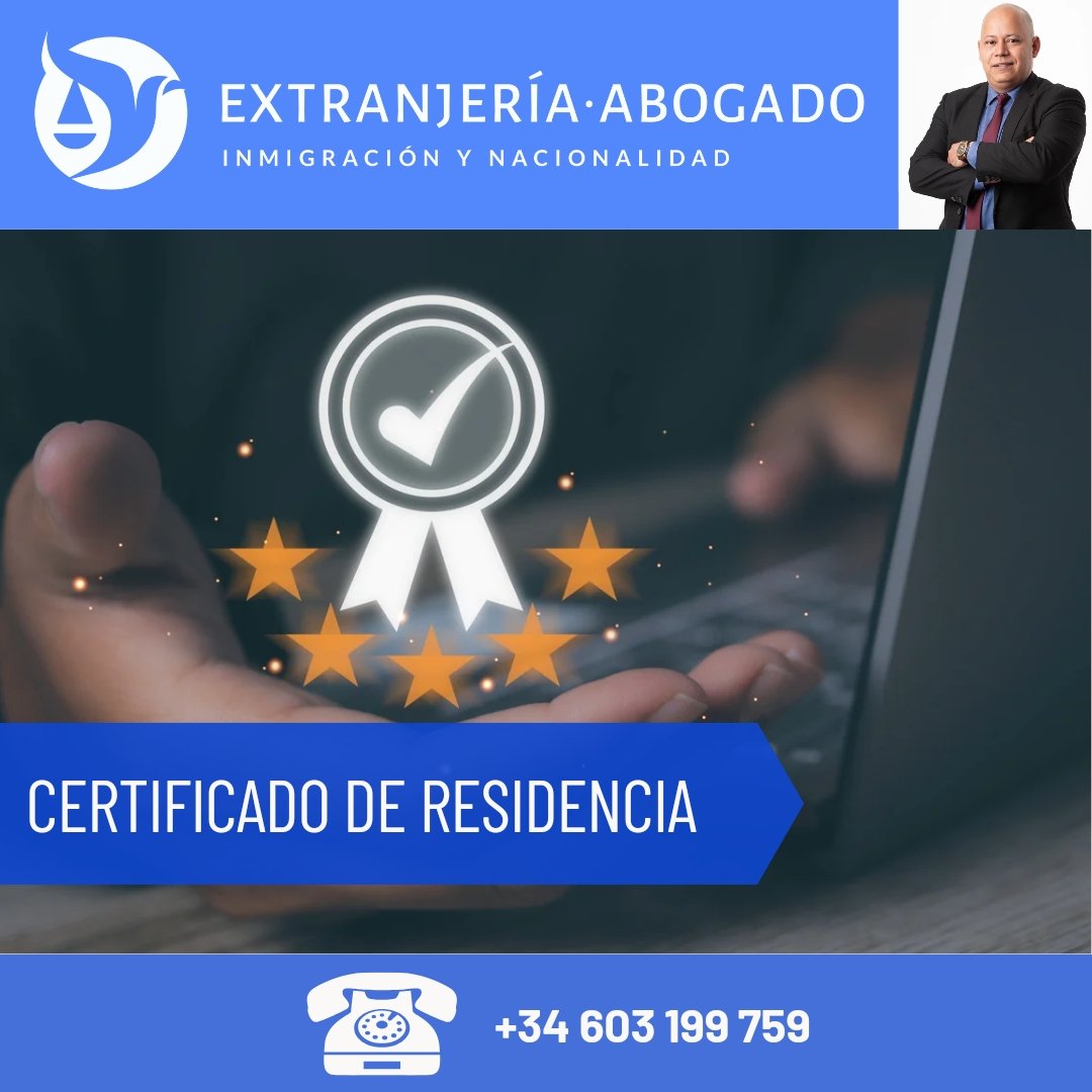 Certificado de Residente o no residente