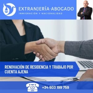 Renovación de residencia y trabajo por cuenta ajena