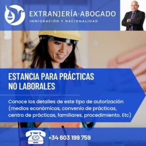 Autorización de Estancia por Prácticas no Laborales