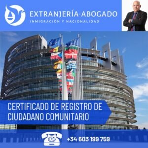 certificado de registro de ciudadano comunitario