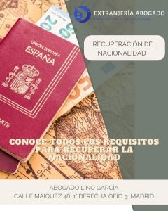 recuperación de nacionalidad