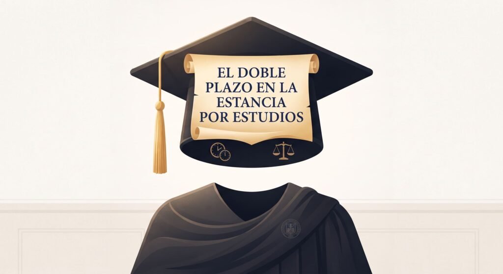 El doble plazo en la estancia por estudios